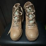 AQUA  Glica leather combat boots size‎ 10B Photo 2