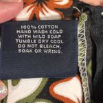 Vintage 90s Creations Hawaiian Maxi Dress Green White Hibiscus Dark Floral Size M Photo 11