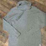 CHAPS  gray thermal cowl neck sweater size medium Photo 5