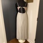 Needle & Thread 💜  Seafoam Green Floral Embroidered Long Dress Gown Photo 3