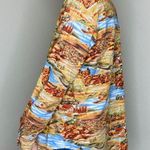 Vintage 70’s Cottage Farm Fall Halloween Pumpkin Button Down Shirt Orange Photo 3