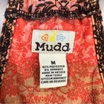 Mudd  Boho Y2K Mini Sun Dress V Neck Medium Orange Photo 2