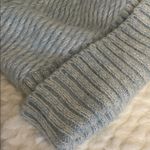 Topshop Light Blue Knit Beanie with White Pom-Pom Photo 1