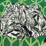 Tahari NEW  Linen Tropical Leaf Print Belted Shorts S Photo 4