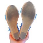 Minnetonka Aqua suede fringe Nicki wedge sandals Photo 9