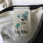 Girls Lily Blue LS Raglan Paris Gray White T Shirt Size L Photo 4