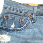 Levi's Levi’s 501 Shorts Medium Denim Highrise Cutoff Raw Hem Distressed Boho Jorts Photo 2