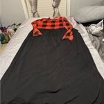 Red and Black Plaid Long Sleeve Dress Size XL Photo 1