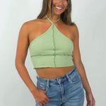 Grey Bandit Green Boutique Crop Top Photo 0