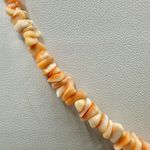 Puka orange shell necklace Photo 3