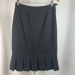 Valerie Stevens  Size 6 Stripe Ruffle Pleat Retro Pencil Skirt Office Formal Photo 0