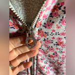 Hoodie, Super Dry Orange Label, tiny floral, pinks, grey-Small, bougie brand Photo 5