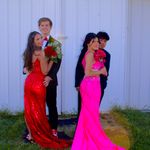 Sherri Hill Red Prom Dress Photo 3
