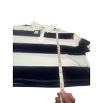 Charlotte Russe  Collard Stripped Crop Top Sz XL Black/Ivory NWT Photo 4