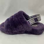 UGG  Plush Purple Slide Sandals Women’s Size 9 Photo 4