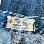 Free People Button Up Fly High Rise Denim Shorts Blue Sz 25 Photo 7