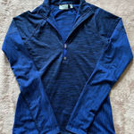 Athleta Skyline Fast Track Half Zip Top Navy Women's Sz XSmall Thumbholes Photo 0