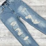 Hollister  Ripped Light Wash Mom Jean Womens 3 / 26 (27X27) Ultra High Rise Denim Photo 1
