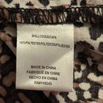 Hiatus Women’s Size S Patchwork Leopard Floral Print Short Sleeve Mini Dress Photo 4