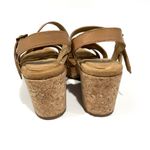 Hush Puppies  Tan Cork Poppy Platform Sandals Photo 3