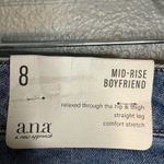 a.n.a  Mid-Rise Boyfriend Jeans Size 38 Waist Relaxed Straight Leg Comfort NWT‎ Photo 6