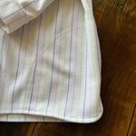 Vintage Graff CaliforniaWear Blazer Polyester Pastel Pinstripes Grannycore 70s White Size L Photo 10