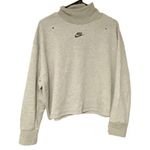 Nike Grey Sportswear Tech Fleece Womens Small Oversized Turtleneck Sweatshirt Photo 0