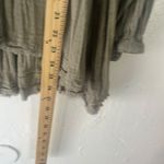 American Eagle Women's Size XS Olive Green Tiered Babydoll Top Green Photo 9