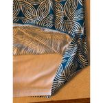 Banana Republic drape neck blue and white chain dress womens medium Photo 9