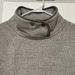 prAna  NWT thermal threads tunic jacket sweatshirt grey size XS kangaroo pocket Photo 5