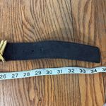 Vintage Escada Suede Belt Gold Hardware women’s 36 Black Photo 6