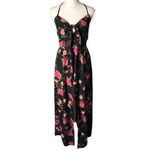 Tox:K3 Sleeveless Halter Neck Floral Cut Out Romper Dress Size L Photo 19
