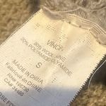 Vince Wool Blend Grey Cardigan Sweater Woven Long Length Button-Down Size Small Photo 9