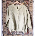 ZARA  Linen Button Up Top Photo 1