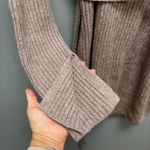 L'Academie  Silas Wrap Cardigan Sweater Dress in Heather Oatmeal L Photo 7