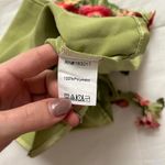 Princess Polly Green floral detail corset top Size 4 Photo 2