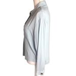 a.n.a  A new approach Linen Blend Button Front Long Sleeve Drapy Shirt Photo 68