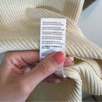 BDG ✨  Sloan Sweater Tee Gray Cream Medium NWT Photo 6