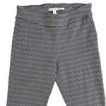 Dana Buchman  Knit Tummy Control Pull On Ankle Dress Pants Geo Cubes Size S Photo 0
