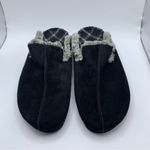 Free People  Women's Damon Cozy Mule Slipper NWOB black suede SZ 40 US 9-9.5 1299 Photo 1