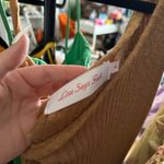 Lisa Says Gah  One Shoulder Rib Knit Bodycon Midi Dress Camel Size Medium Photo 1