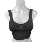 H&M Divided by Black Bow Sleeveless Scoop Neck Bustier Crop Tank Top Size S Photo 0