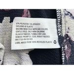 Xhilaration Women's Black Floral Print Jumpsuit XL Sleeveless Cropped Lightweight Romantic Photo 6