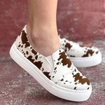 Qupid Calf Suede Platform Sneakers Photo 0