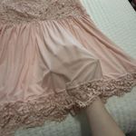 Torrid Light Pink High Neck Halter Top Lace Sheer Babydoll Slip Plus Size 4 4X Photo 9