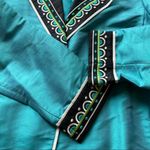 Bob Mackie Qvc Blazer Jacket Blue Size Large Oversized Funky Formal Statement Photo 6