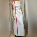 David's Bridal David’s bridal 👰 Elegant White Strapless Wedding Gown with Veil & Tiara Set Photo 9