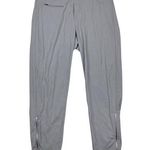Athleta gray nylon jogger pants ankle hiking pants size 10 Photo 0
