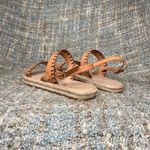 Ancient Greek Sandals Clara Whipstitch Leather Espadrille Slingback Sandals Size 5 Photo 3