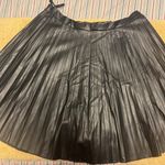 Black leather skater skirt Size 12 Photo 3